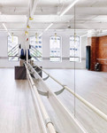 Classic WB15 - Single Bar Wall Mount Ballet Barre System (Wood)