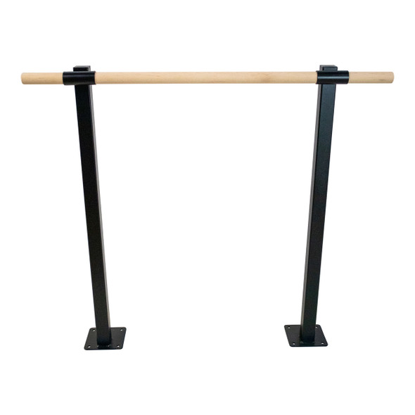 GISELLE - Single Bar Floor Mount Ballet Barre System (wood) For Ballet/Dance Only