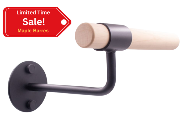 Cambre – Wood Single Bar Wall Mount Ballet Barres System