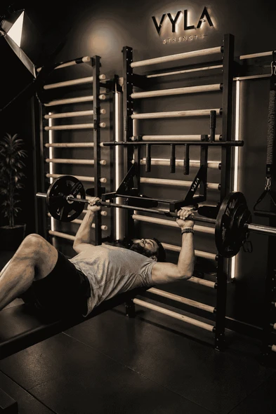 Ultimate Workout Bench w/Combo Pull-up Bar/Barbell Holder (Works w/VSB Stall Bar)