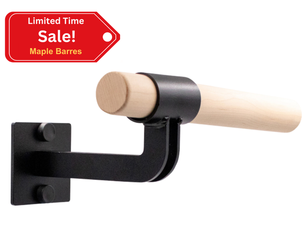 Geo Wall Mount Barre & Bracket Systems (Wood)