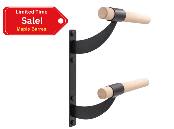 Odette Double Wall Mount Barre & Bracket Systems (Wood)