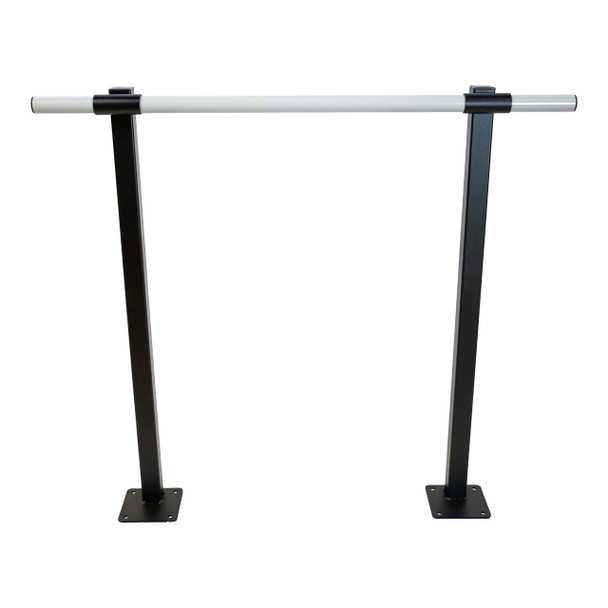 GISELLE - Single Bar Floor Mount Ballet Barre System (aluminum) - For Ballet/Dance Only