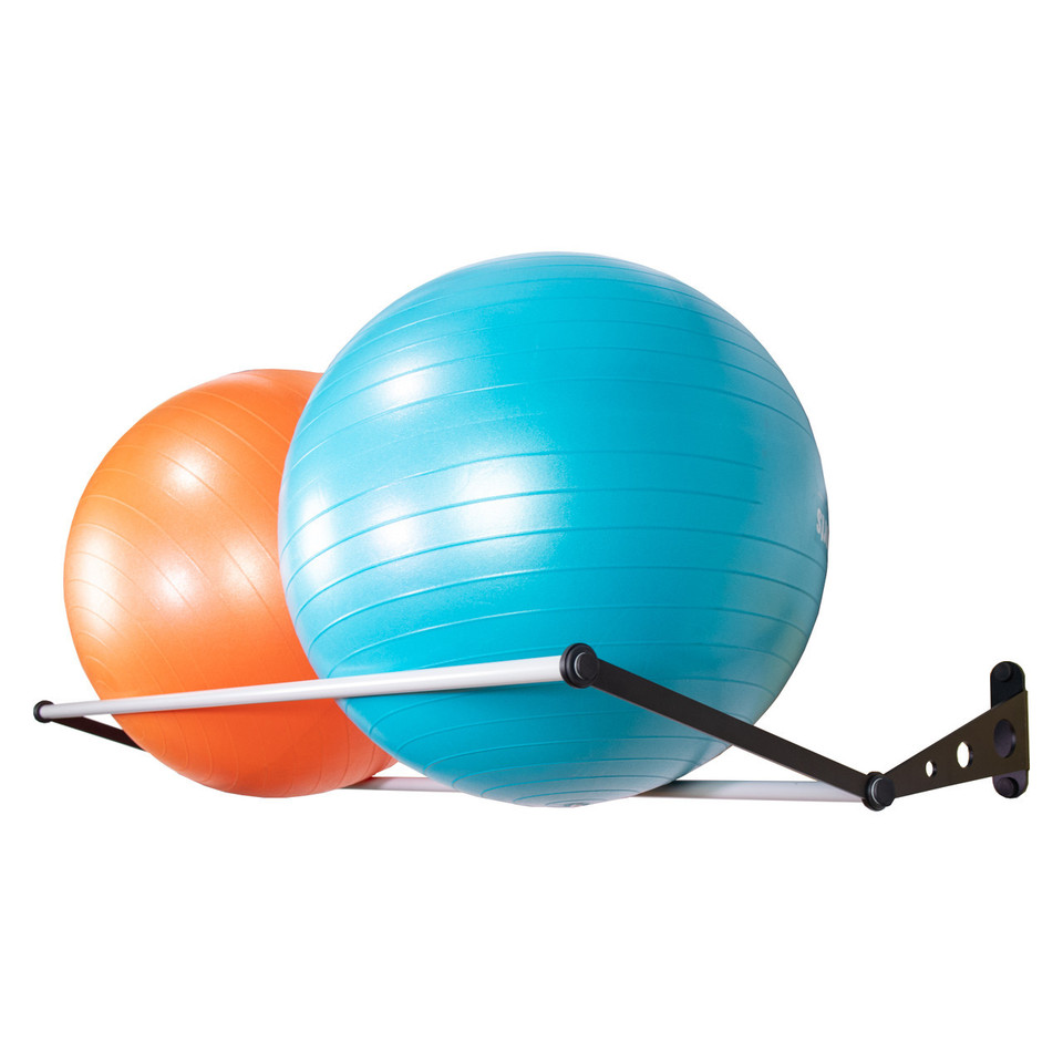 Wall Storage Rack for Exercise/Yoga/Stability Balls - USA Made