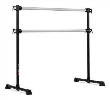 Ballet Barre - Premium 4 ft Double Ballet Bar and Reinforced Slip System, Ballet  Barre Portable for (White) 