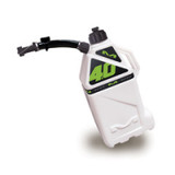 Matrix Concepts M4 0.4 Gallon Utility Can White-Green for Powersports