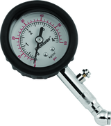 BikeMaster Tire Pressure Gauge 60 PSI with Swivel Angle Chuck and Air Release Valve