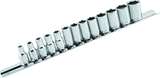 BikeMaster 13-Piece 1/4 Inch Drive Socket Set with Metric Sizes