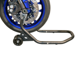 Vortex Racing Front Stand Fork Lift - Heavy-Duty Motorcycle Race Stand with 4.25-inch Quad Wheels