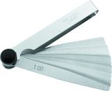 BikeMaster 20-Blade Metric Feeler Gauge Set (Pack of 3) - Precision Taper Blades for Powersports Applications