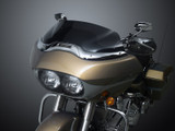 National Cycle N27406 Wave Low Windshield for Harley Davidson FLTR Models - Dark Tint