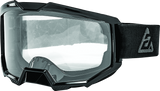 Answer Apex 1 Youth Goggles Black/Black - Powersports Helmet Compatible