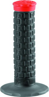 ProTaper Pillow Top Lite Grips - Gray/Black/Red for Off-Road Power Sports