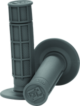 ProTaper Race Cut 1/2 Waffle Grips - Grey for Motocross and Supercross