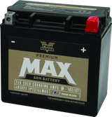 Twin Power GYZ-16HL Premium MAX Factory-Activated AGM Battery for Harley-Davidson Motorcycles