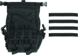 Kuryakyn Barrio Bag - Versatile 7-Inch by 4-Inch Motorcycle Storage Pouch with MOLLE and Roll Top Closure