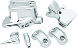 Kuryakyn Handlebar Control Dress Up Kit Chrome for Harley Davidson Touring Models
