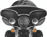 Kuryakyn Dragon Wing Air Deflectors for Harley Davidson FLHX and FLHT Models – Dark Smoke