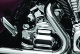 Kuryakyn Easy Turn Dipstick Cap Chrome for Harley-Davidson Models 2006-2017