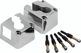 Kuryakyn Tappet Block Covers for 1990 Harley Davidson FL Series – Chrome Finish