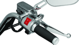 Kuryakyn Thresher Grip Metric Chrome – Ergonomic Powersports Handlebar Grip with Shark Tooth Knurling