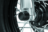 Kuryakyn Front Axle Nut Caps Satin Black for Harley Davidson Touring Models