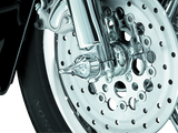 Kuryakyn Roman Axle Caps Chrome for Harley-Davidson Front End Enhancement