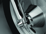 Kuryakyn Front Axle Nut Caps Chrome for Harley Davidson Sportster and XL Models