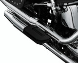 Kuryakyn Premium Ribbed Floorboards Without Adapter for Powersports - Wrinkle Black