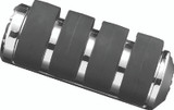 Kuryakyn Large ISO Peg Without Adapters Chrome Pair – Durable Rubber Grip Inserts for Harley-Davidson Models