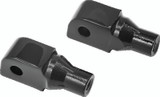 Kuryakyn Tapered Adapter for Honda OEM Peg Mounts – Gloss Black, Part Number 8866