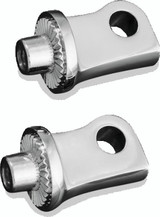 Kuryakyn Splined Peg Adapter Chrome Part 8884 for Harley Davidson Sportster Models