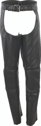 Kuryakyn River Road Sierra Leather Chaps for Women - Black, XL