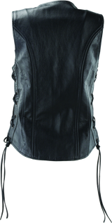 Kuryakyn Leather by River Road Sapphire Leather Vest for Women - Small