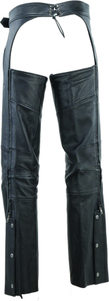 Kuryakyn River Road Longhaul Leather Chaps for Powersports - Large