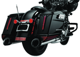 Kuryakyn Billet Antenna Hex/Grooved Black & Raw for Harley Davidson Electra Glide and Street Glide Models