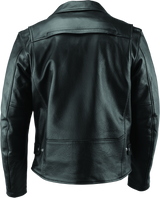 Kuryakyn River Road Ironclad Classic Leather Motorcycle Jacket - Small
