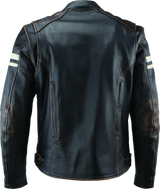 Kuryakyn Leather River Road Hoodlum Vintage Leather Jacket for Powersports, Small