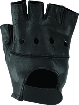 Kuryakyn Leather By River Road Diamond Shorty Gloves for Women – Black, 2XL