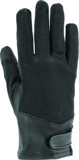 Kuryakyn River Road Pecos Leather Mesh Gloves – Medium