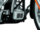 Kuryakyn Regulator Cover for 2006-2017 Harley Davidson FLST Heritage Softail in Chrome (Part #7839)