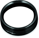 Kuryakyn 7 Inch Headlamp Trim Ring in Gloss Black for Harley Davidson Touring Models