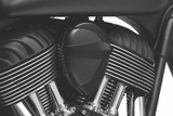 Kuryakyn Horn Cover John Shope Series for Indian Big Twins - Black