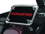 Kuryakyn License Frame & Backing Plate Set – Chrome Finish for 4x7 inch U.S. Motorcycles and Suzuki C90 Boulevard Models