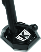 The Lodestar Kickstand Shoe helps eliminate potential tip-overs when parked on soft or uneven surfaces, and it can also be utilized as a tire bead-breaking tool in a pinch.
<ul>
  <li>The CNC-machined 6061 aluminum (top) and laser-cut stainless st...