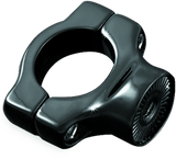 Kuryakyn Side Mount License Plate Holder Clamp for Harley-Davidson Softail 1986-2017 – Gloss Black