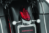 Kuryakyn Rear Turn Signal and License Plate Mount for Indian Motorcycles – Chrome (Part #3128)