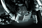 Kuryakyn Oil Cooler Cover for Harley Davidson Touring Models (2011-2013) - Chrome
