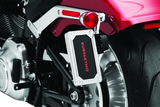 Kuryakyn Nova Side Mount License Plate Frame for Harley Davidson Models - Gloss Chrome Part 3141