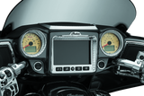 Kuryakyn Stereo Accent Chrome for Indian Ride Command Touchscreen - Part #5198